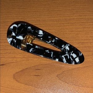 black and white hair pin